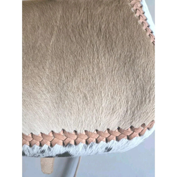 Mexican Crossbody Bag Women's Handmade Brown Cowhide Leather Whipstitch - Picture 11 of 13